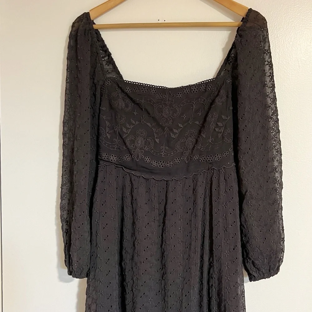 NEW Free People Malina Maxi Dress in Dark Scales - Picture 9 of 16